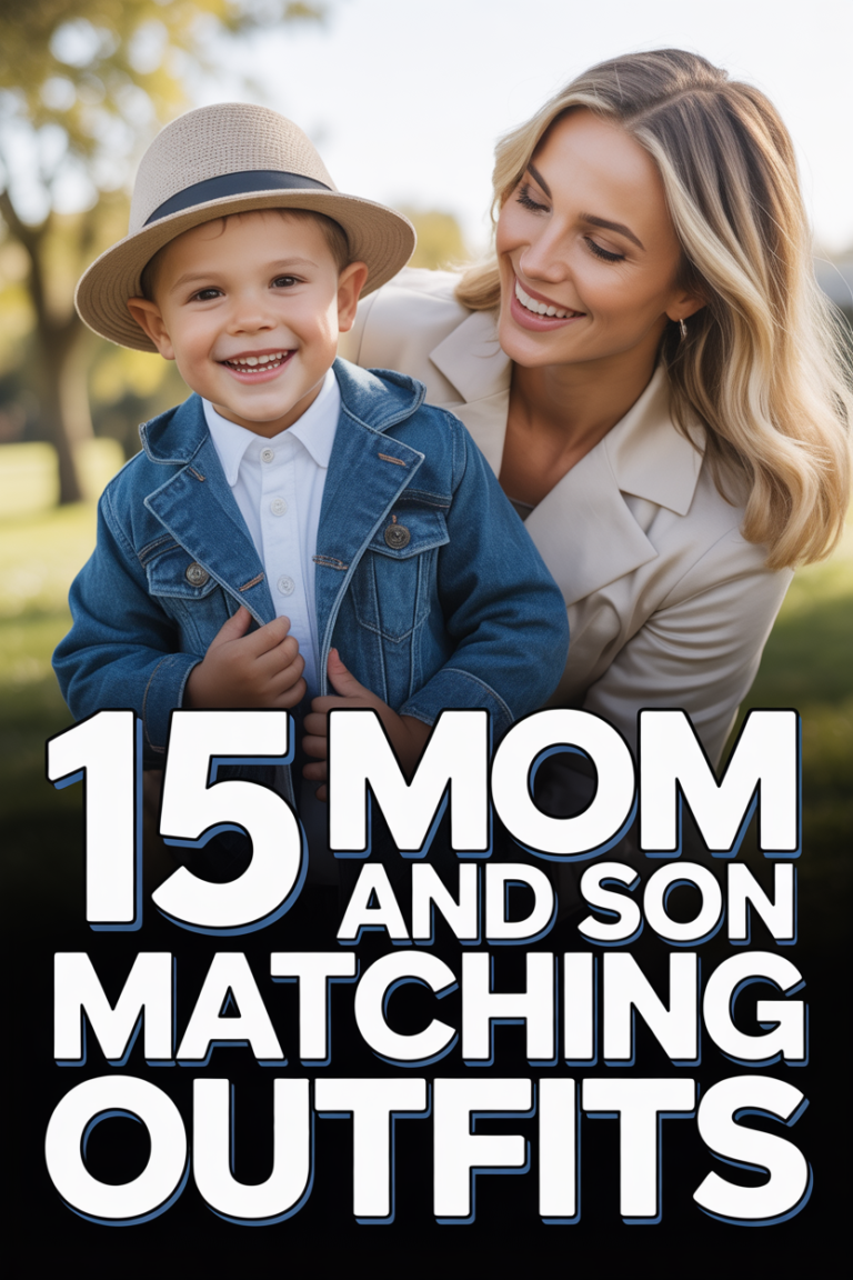 👩‍👦 15 Mom And Son Matching Outfits