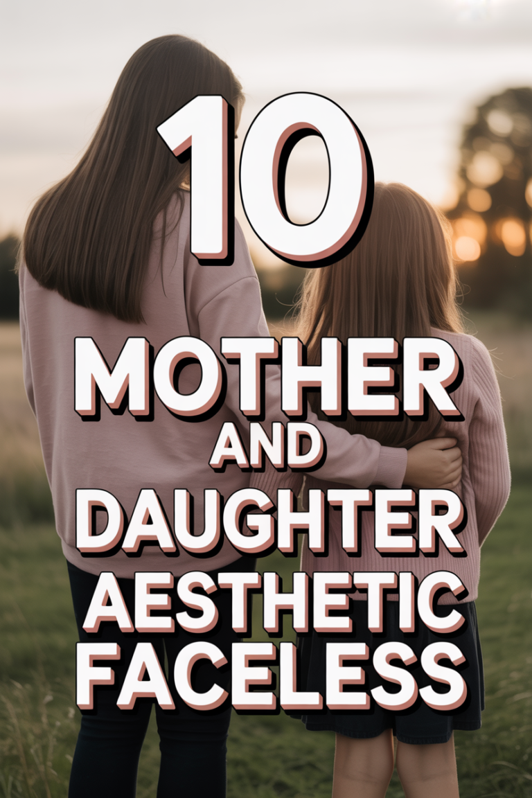 🌸 10 Mother And Daughter Aesthetic Faceless