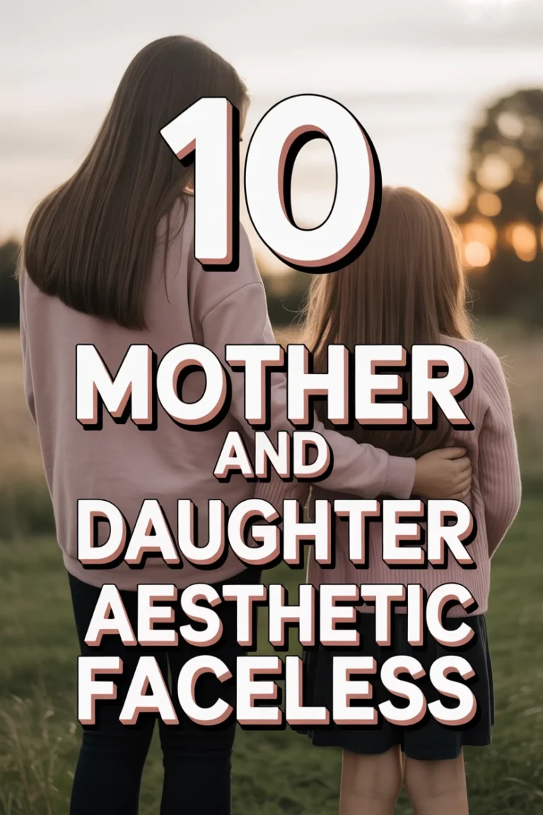 🌸 10 Mother And Daughter Aesthetic Faceless