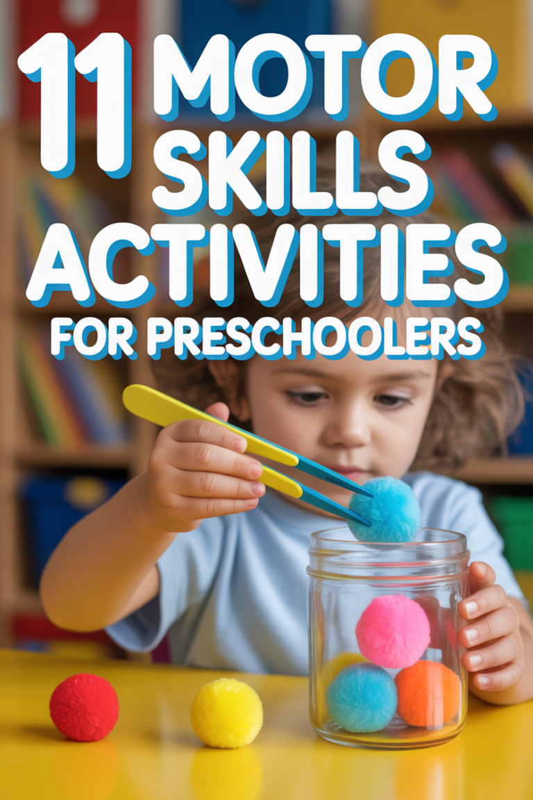 🎨 11 Motor Skills Activities For Preschoolers