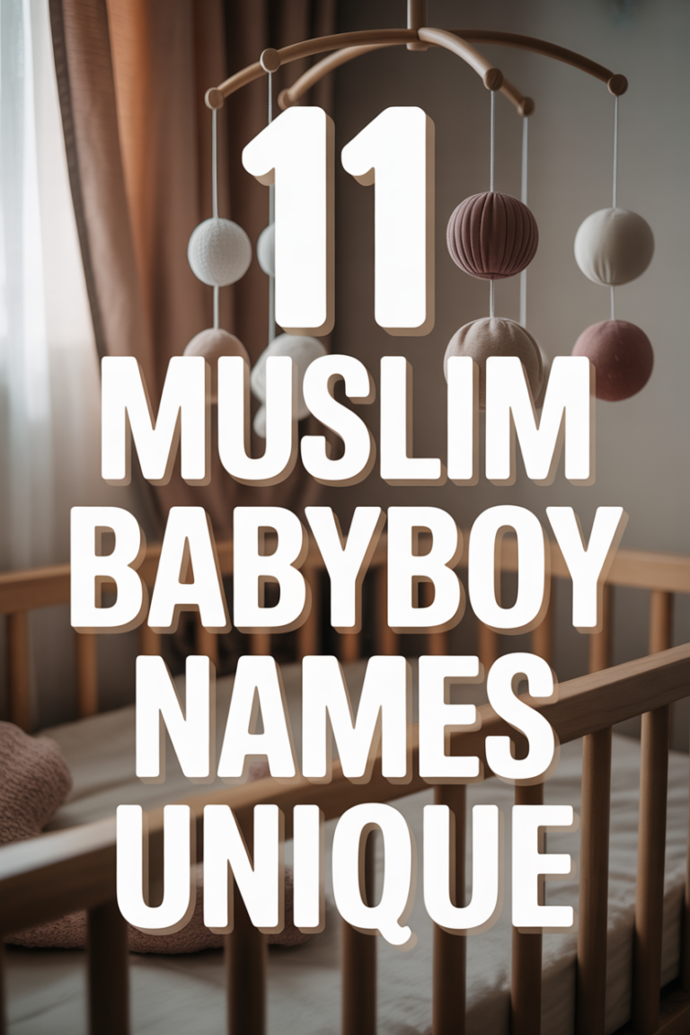 ✨ 11 Muslim Baby Boy Names Unique