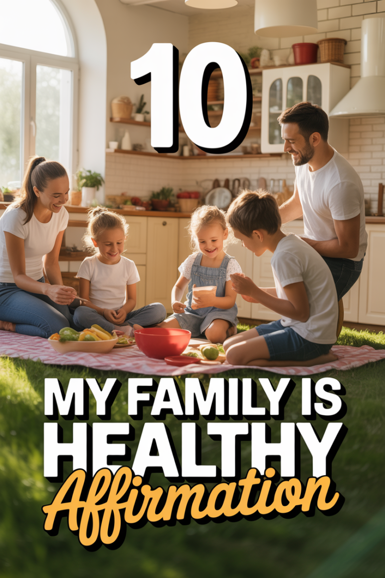 ✨ 10 My Family Is Healthy Affirmation