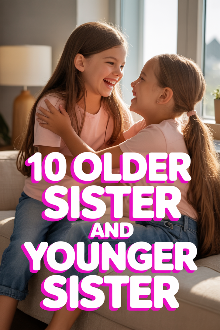 👯‍♀️ 10 Older Sister And Younger Sister