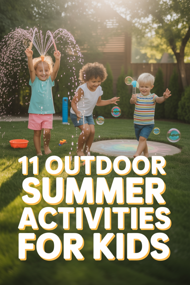 🌞 11 Outdoor Summer Activities For Kids