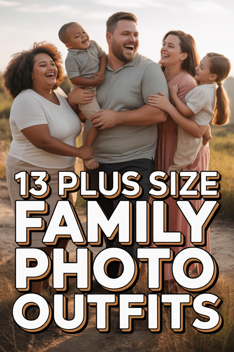 📸 13 Plus Size Family Photo Outfits