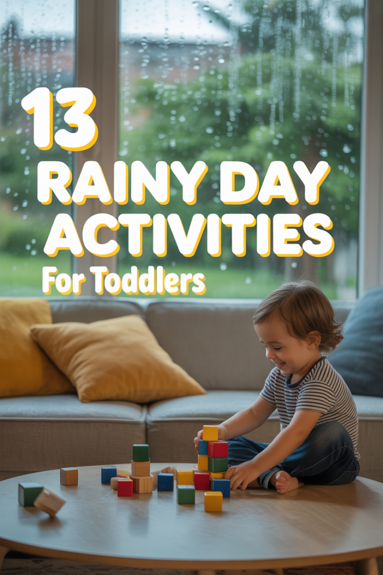 🌧 13 Rainy Day Activities For Toddlers
