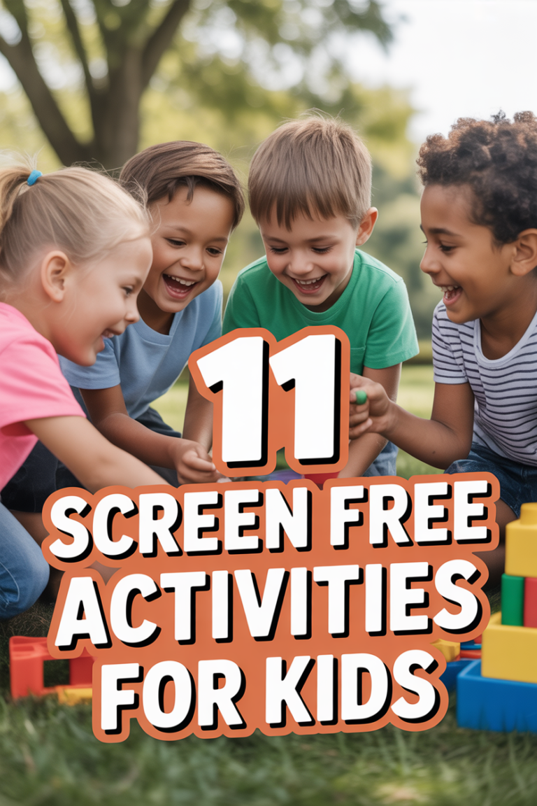 🎨 11 Screen Free Activities For Kids