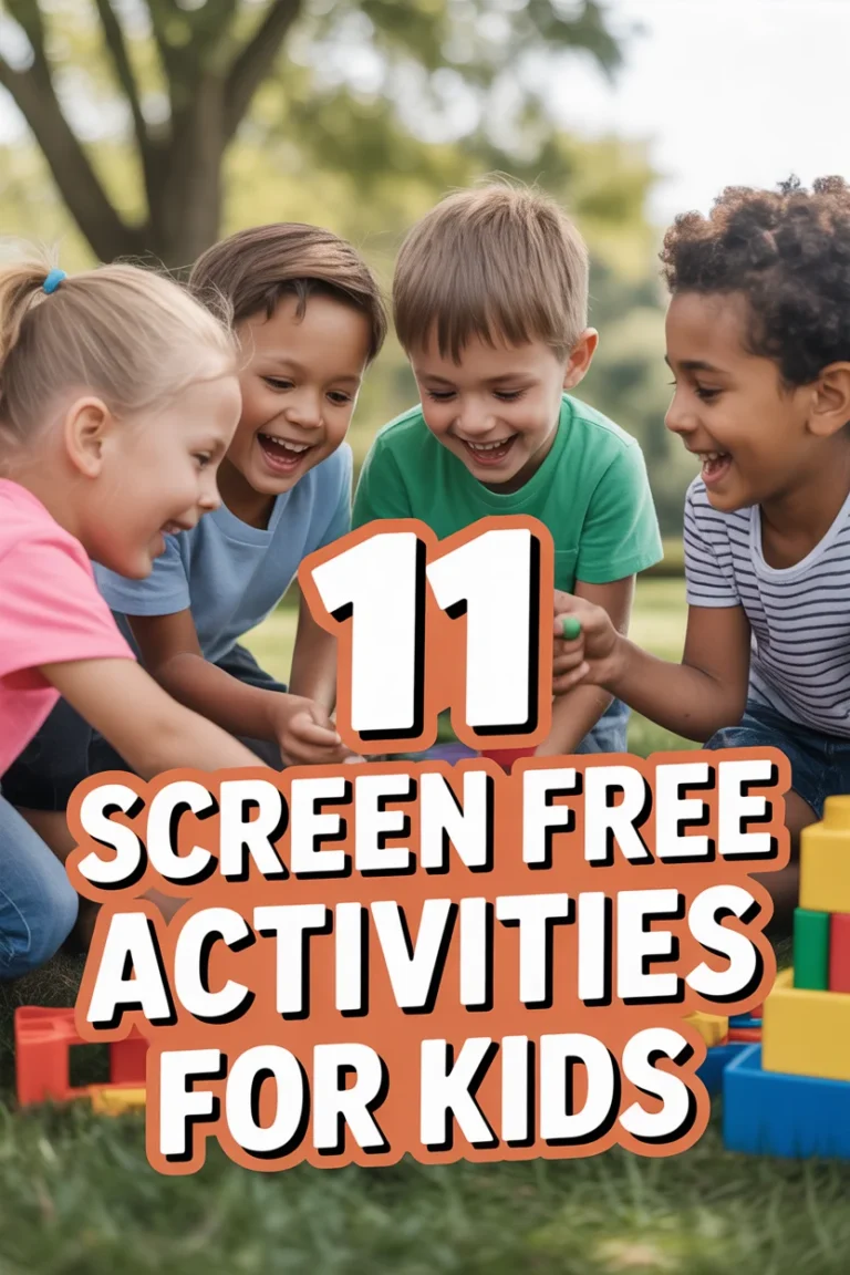 🎨 11 Screen Free Activities For Kids