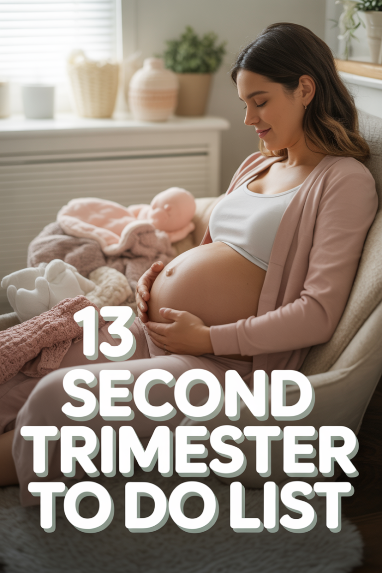 🤰 13 Second Trimester To Do List