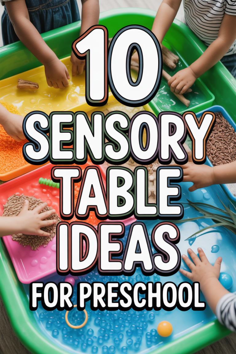 🎨 10 Sensory Table Ideas For Preschool