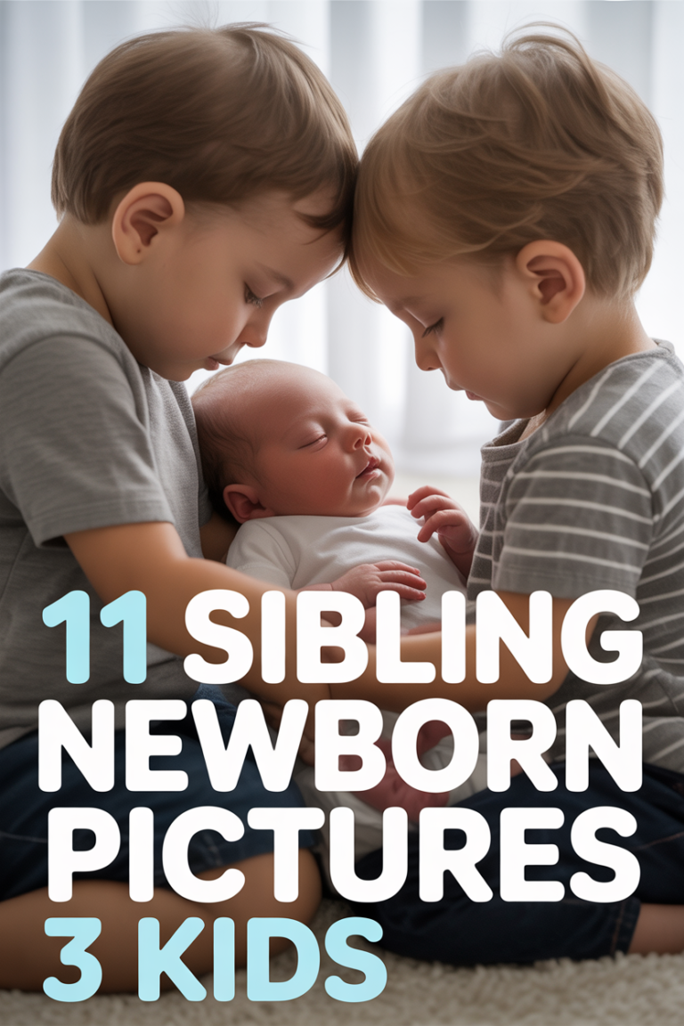 📸 11 Sibling Newborn Pictures 3 Kids