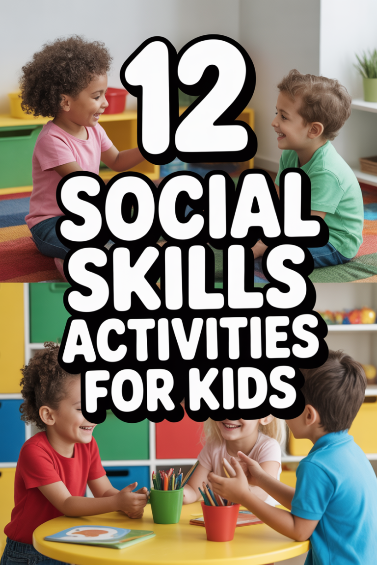 🤝 12 Social Skills Activities For Kids