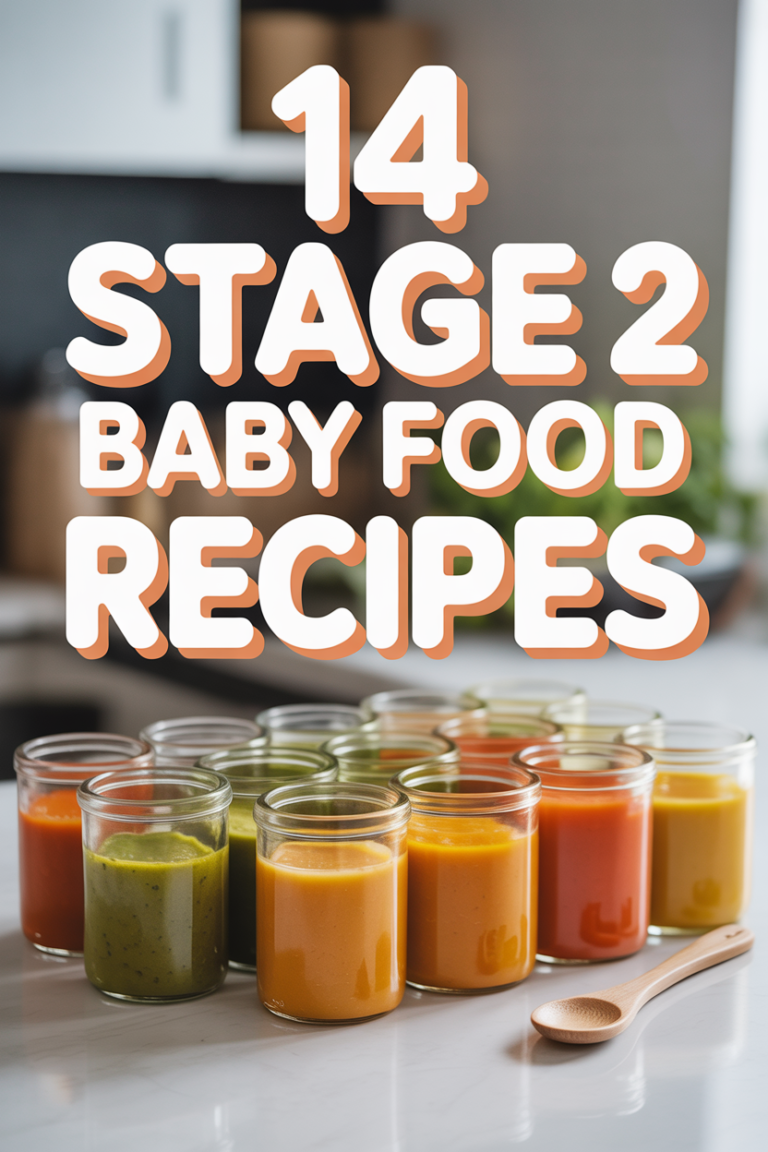 🍼 14 Stage 2 Baby Food Recipes
