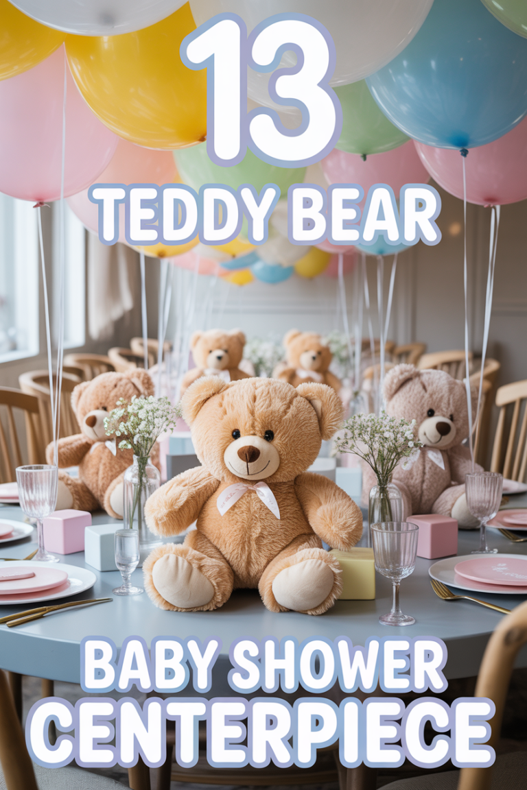 🐻 13 Teddy Bear Baby Shower Centerpiece