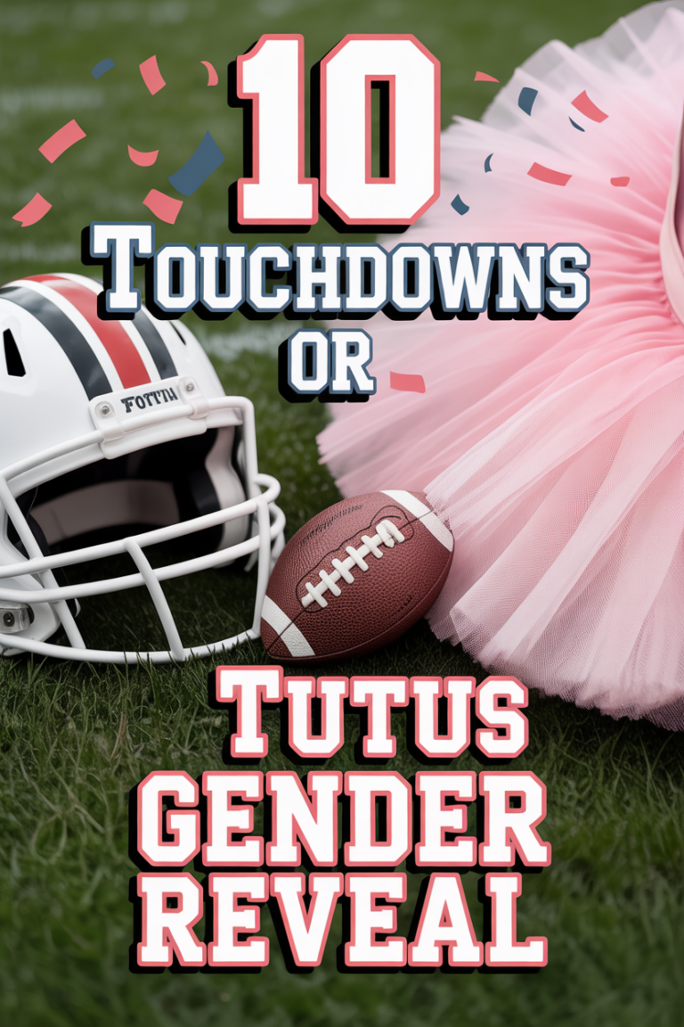 🎉 10 Touchdowns Or Tutus Gender Reveal