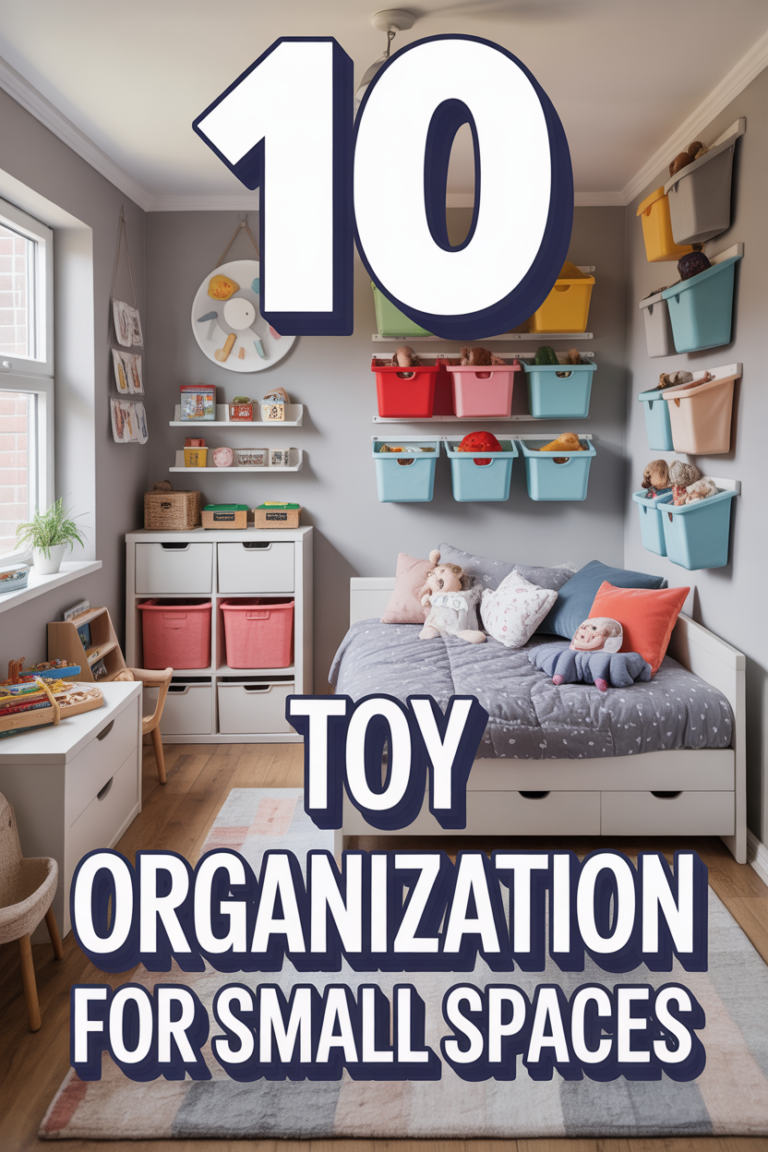🧸 10 Toy Organization For Small Spaces