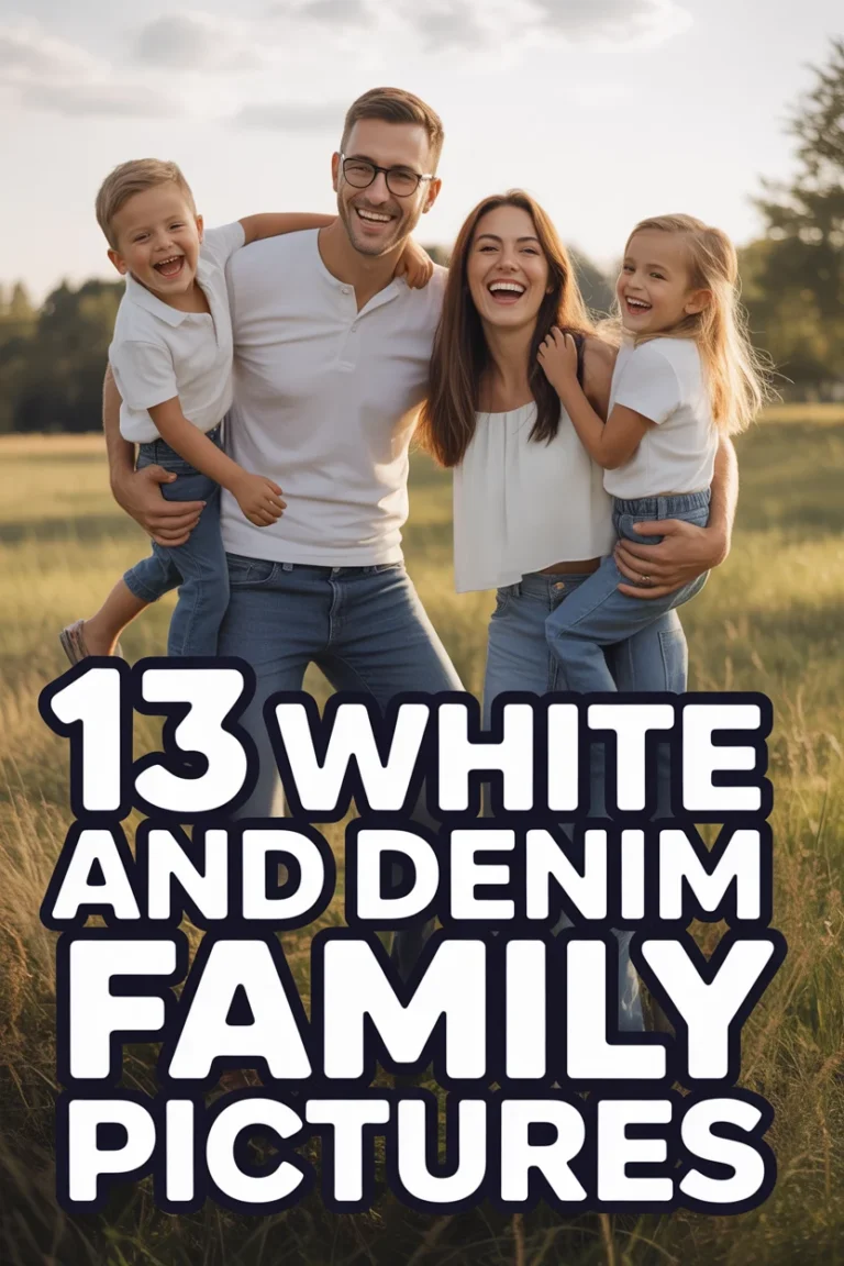 📸 13 White And Denim Family Pictures