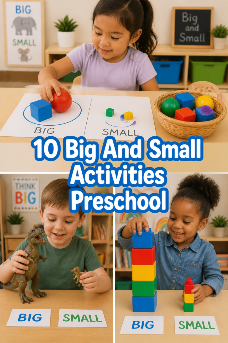 📏 10 Big And Small Activities Preschool