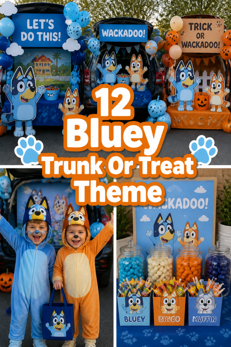 🐾 12 Bluey Trunk Or Treat Theme
