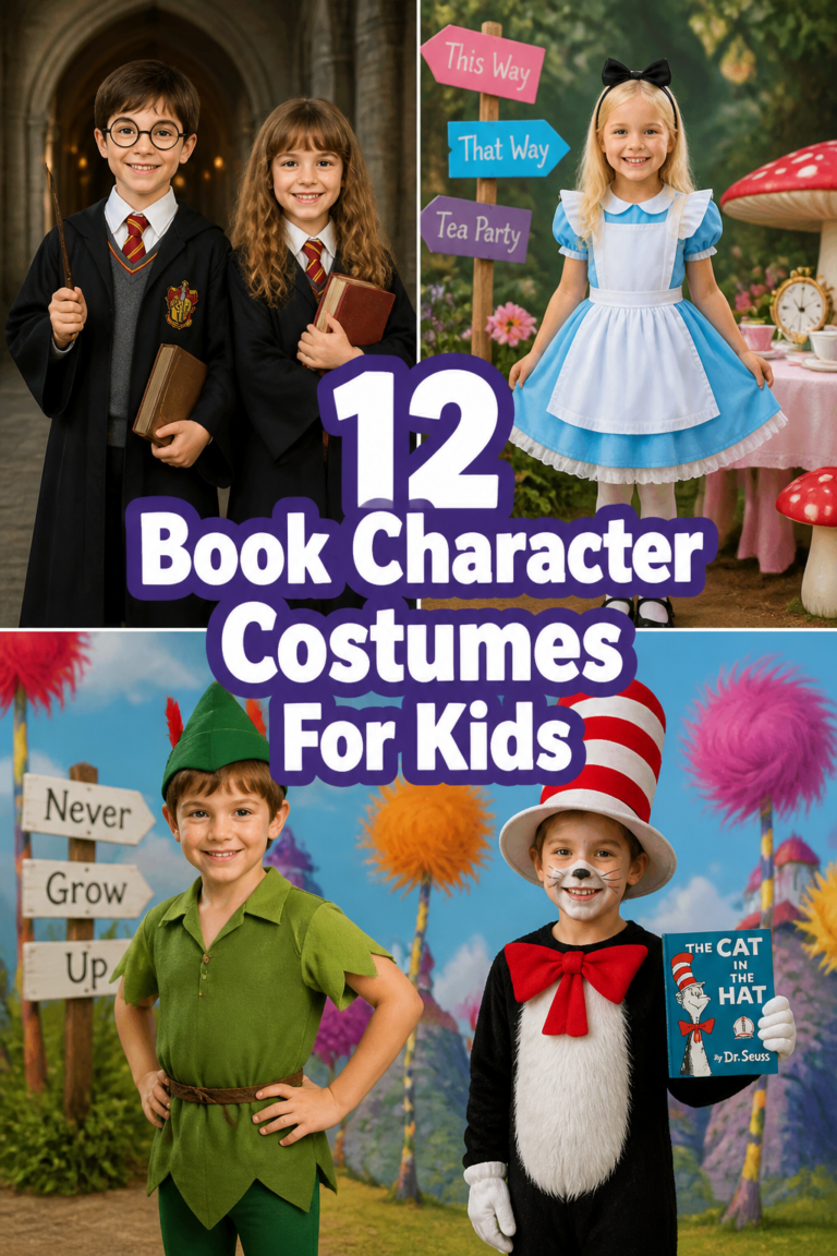 📚 12 Book Character Costumes For Kids