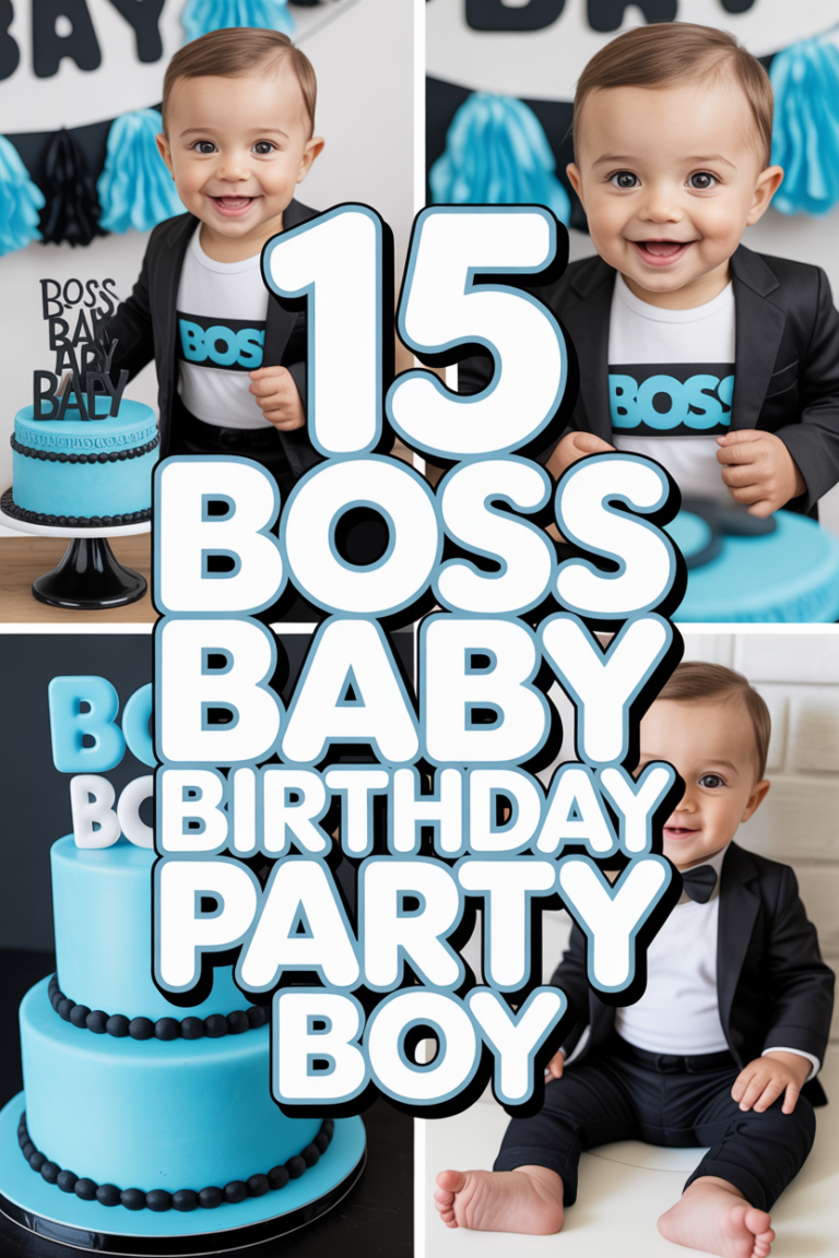 💼 15 Boss Baby Birthday Party Boy