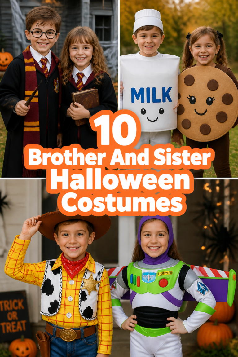 👻 10 Brother And Sister Halloween Costumes