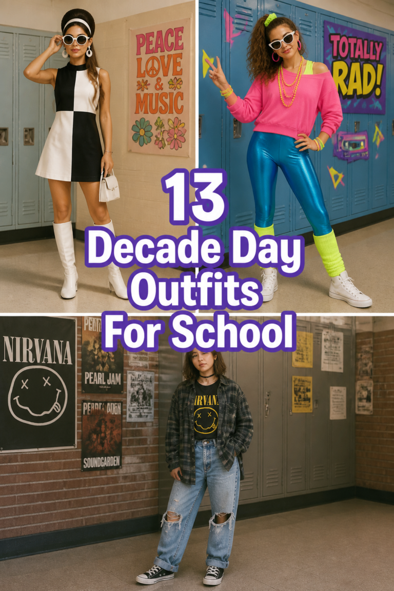 🎩 13 Decade Day Outfits For School