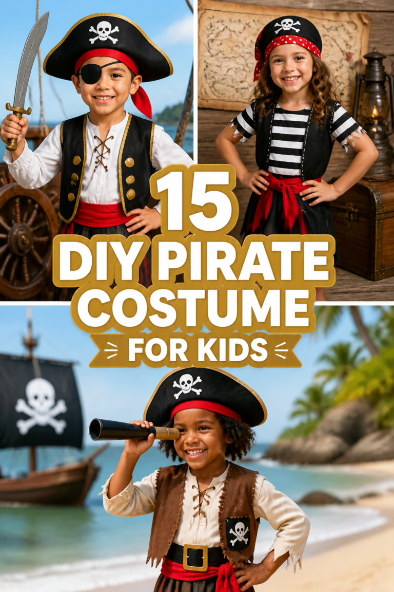 🏴‍☠️ 15 DIY Pirate Costume For Kids
