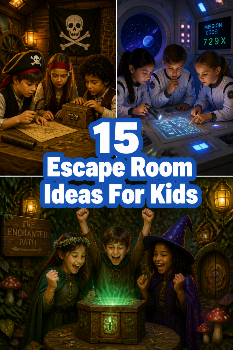 🤔 15 Escape Room Ideas For Kids