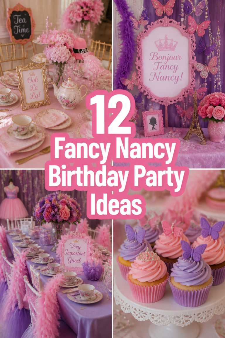 🎀 12 Fancy Nancy Birthday Party Ideas