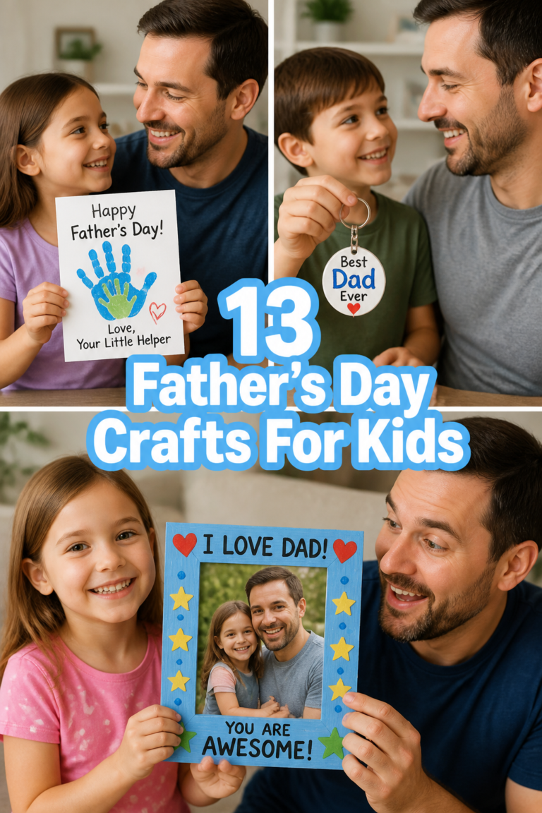 🎁 13 Father’s Day Crafts For Kids