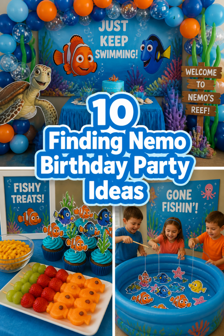 🐠 10 Finding Nemo Birthday Party Ideas
