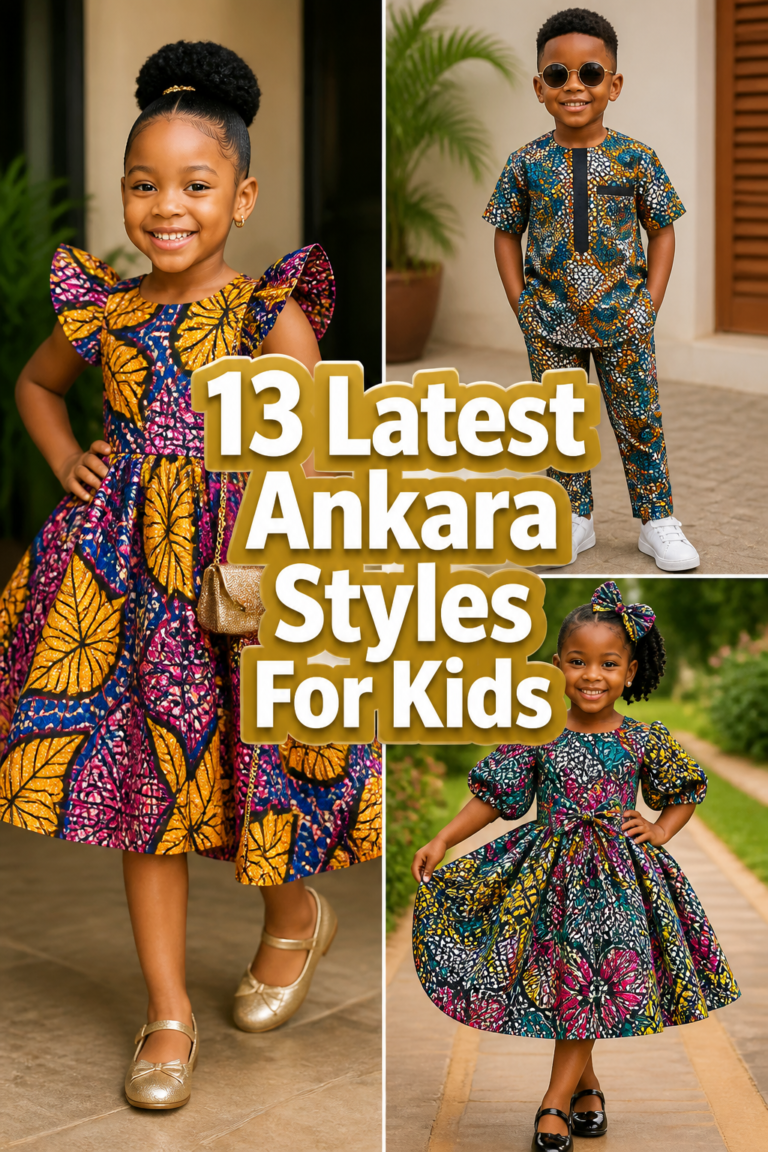 👑 13 Latest Ankara Styles For Kids