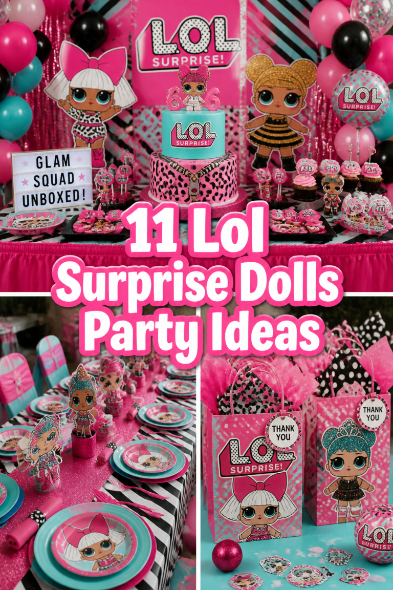 ✨ 11 Lol Surprise Dolls Party Ideas