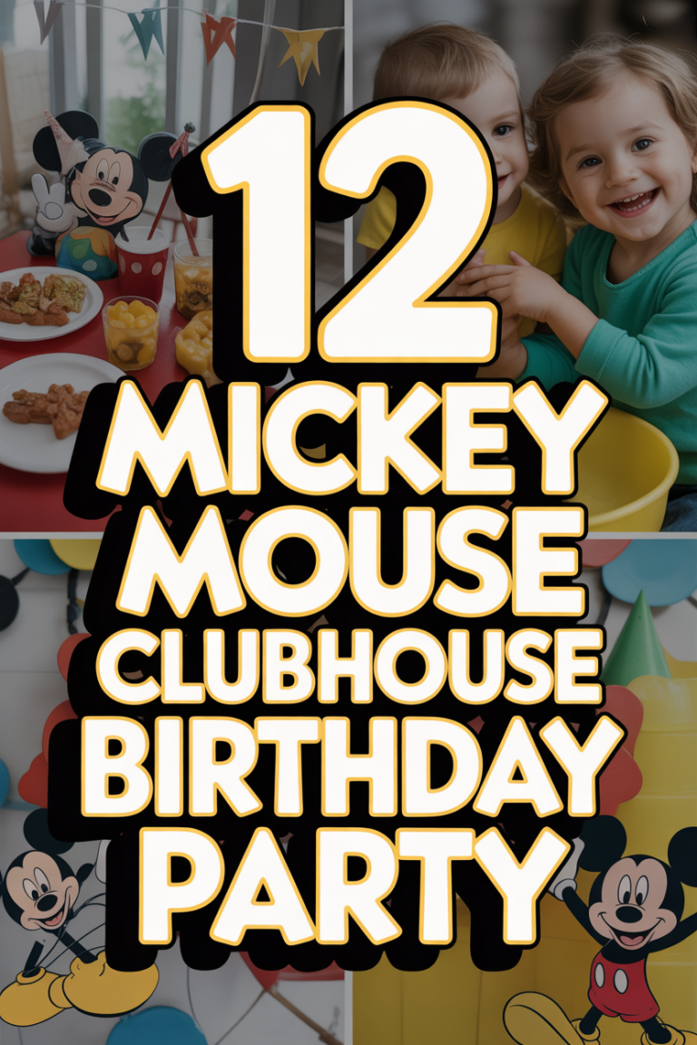 🐭 12 Mickey Mouse Clubhouse Birthday Party