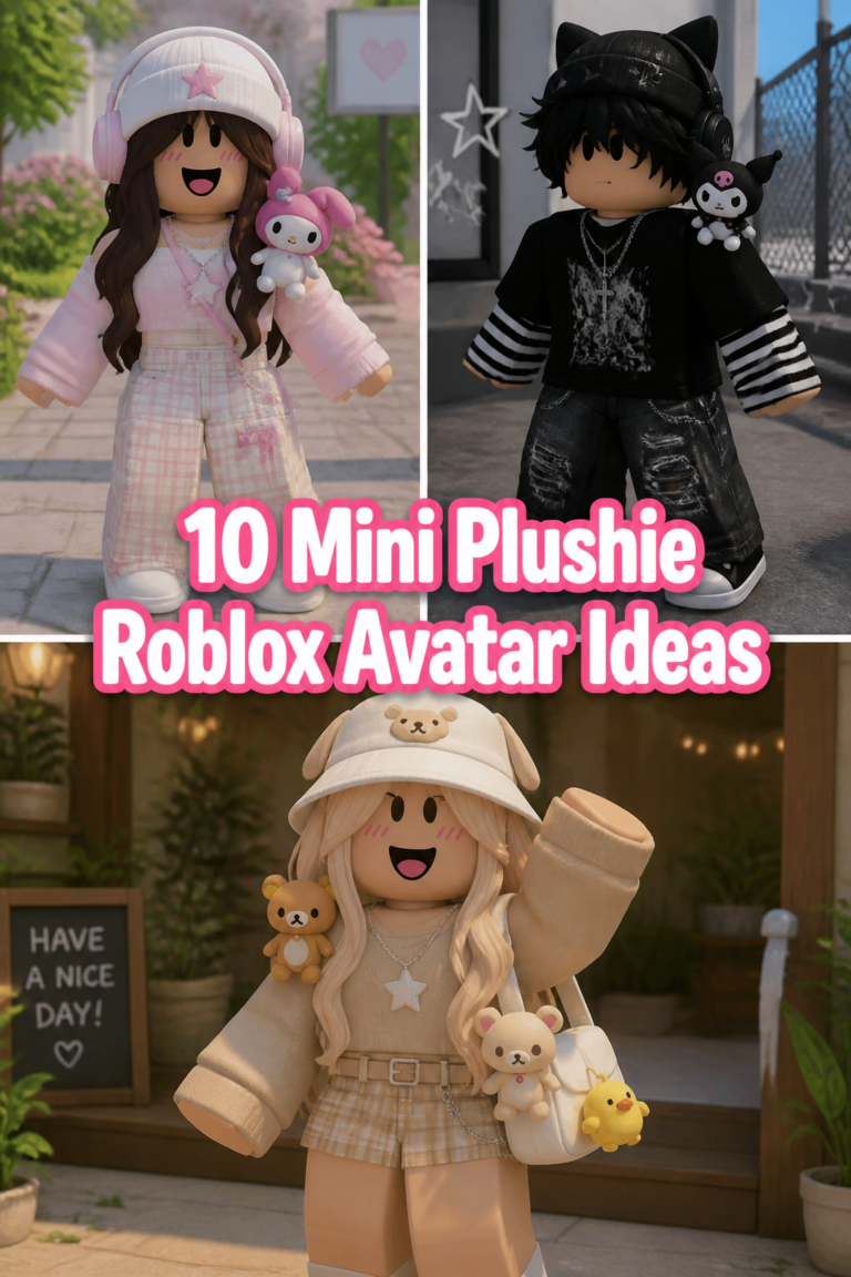 🧸 10 Mini Plushie Roblox Avatar Ideas