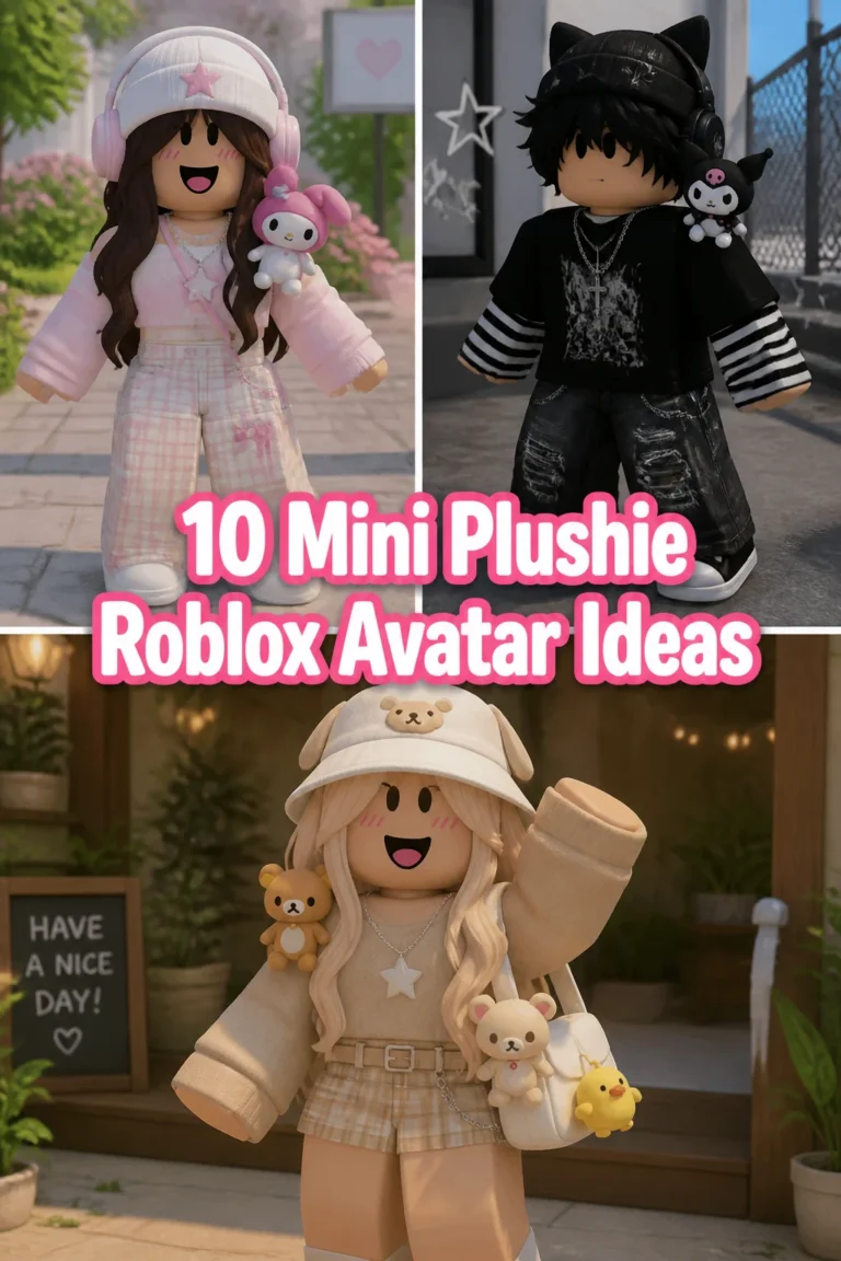 🧸 10 Mini Plushie Roblox Avatar Ideas