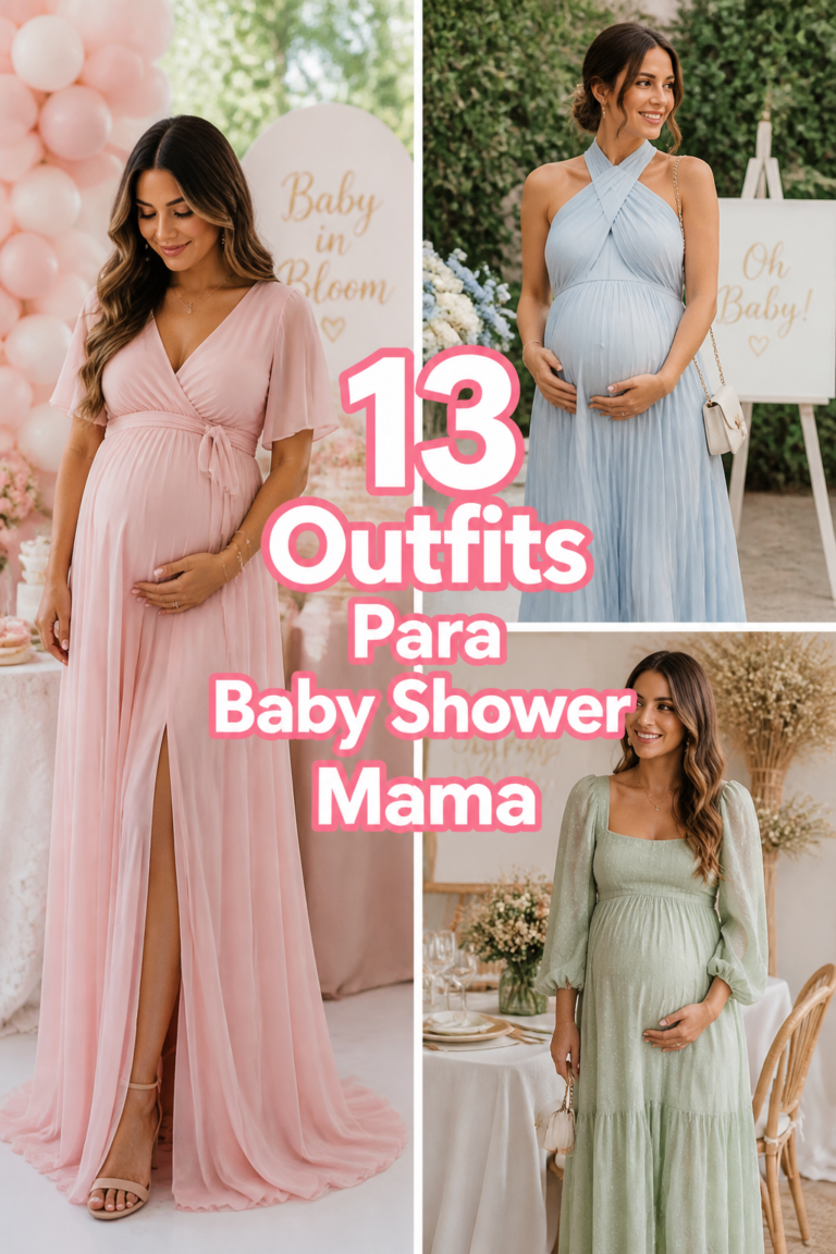 🤰 13 Outfits Para Baby Shower Mama