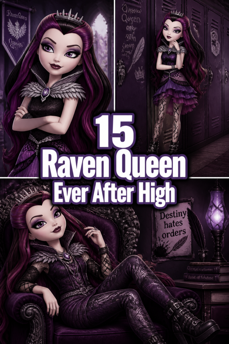 👑 15 Raven Queen Ever After High