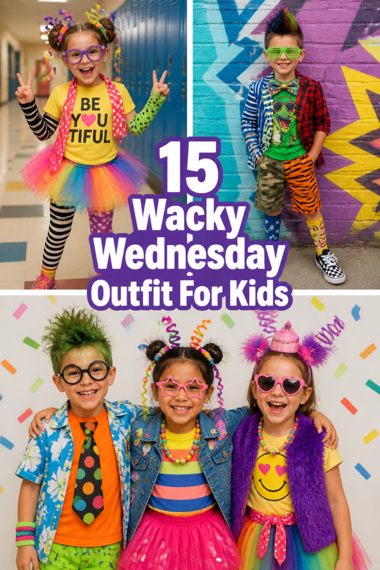 ✨ 15 Wacky Wednesday Outfit For Kids