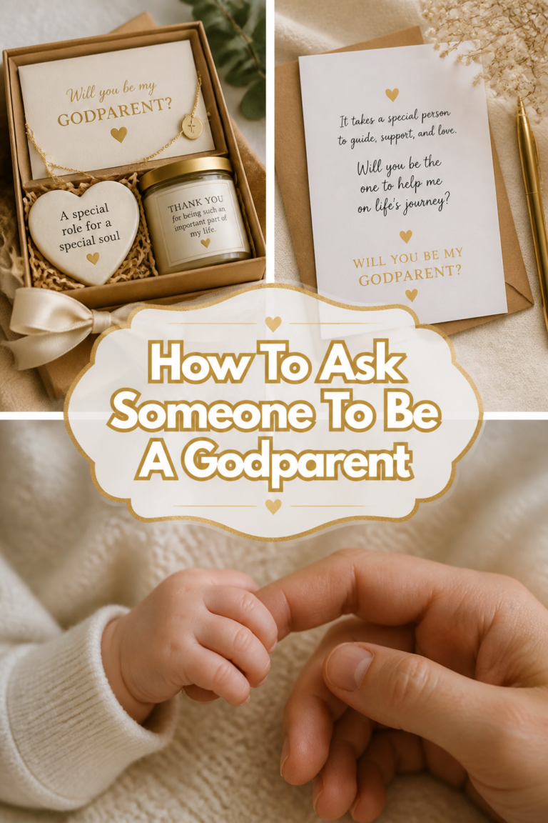 ✨ How To Ask Someone To Be A Godparent