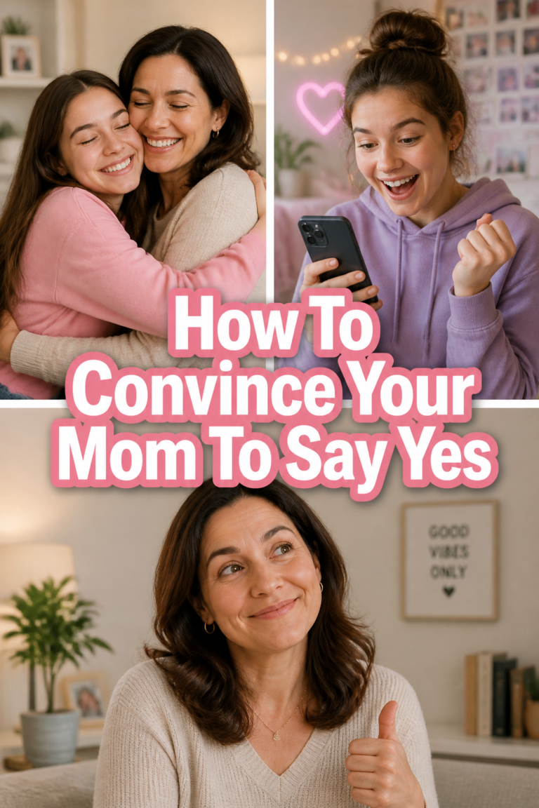 ✨ How To Convince Your Mom To Say Yes