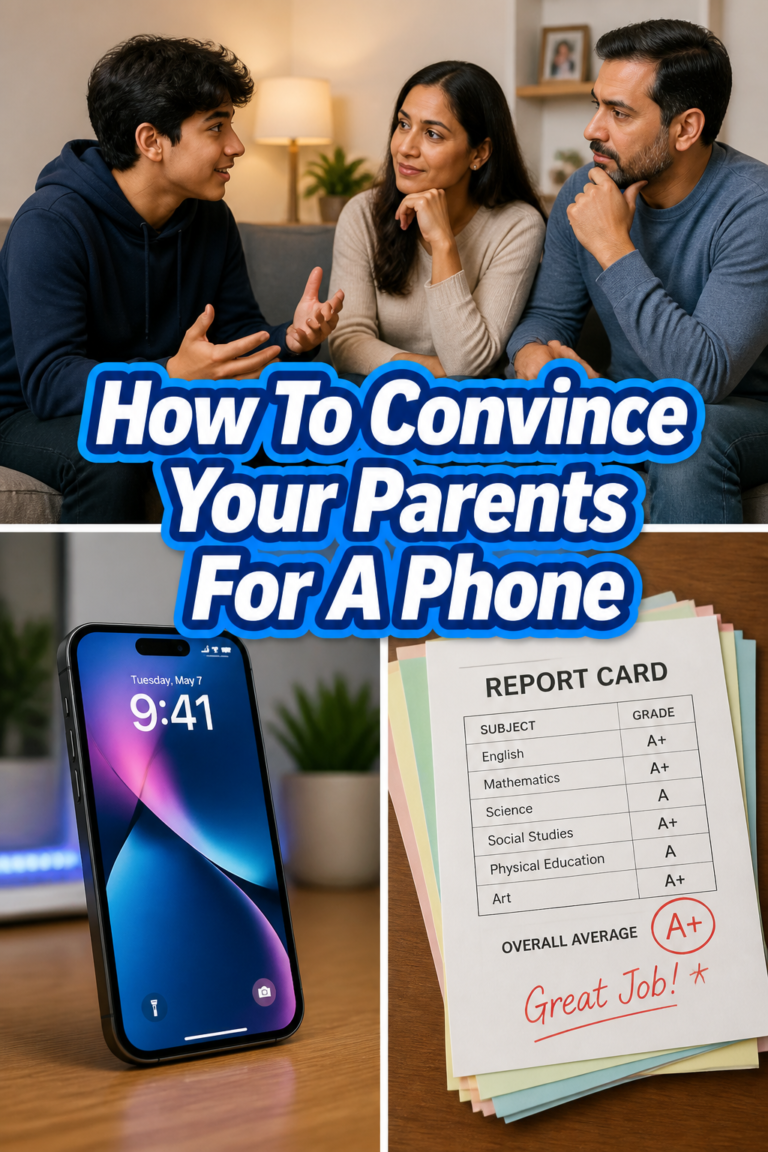 📱 How To Convince Your Parents For A Phone