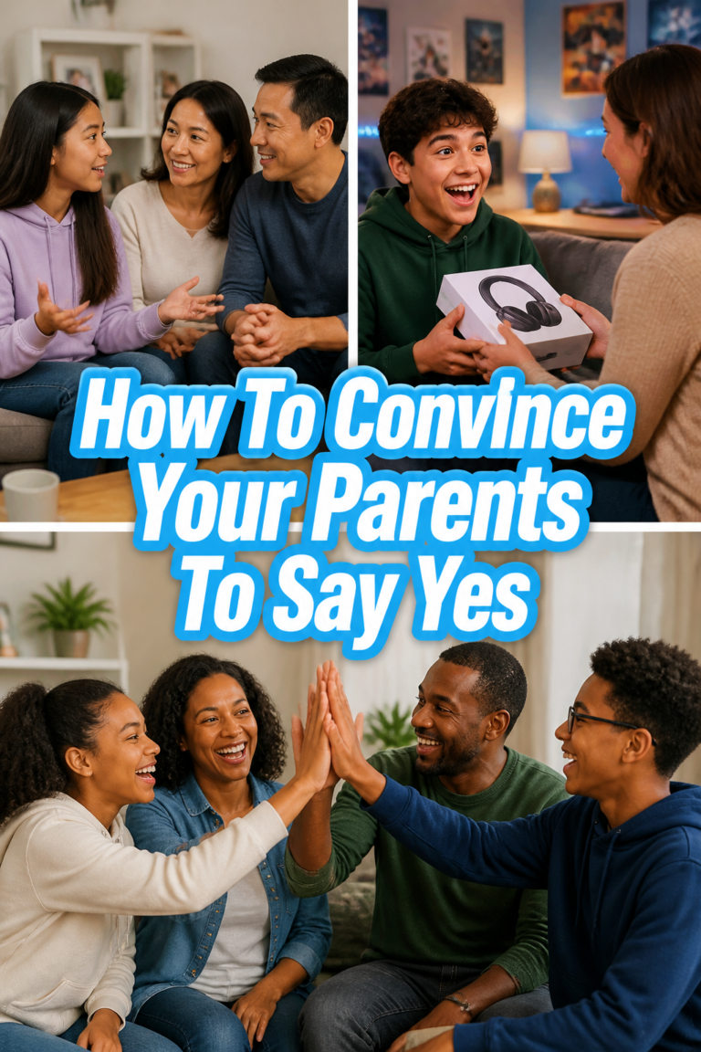 How To Convince Your Parents To Say Yes