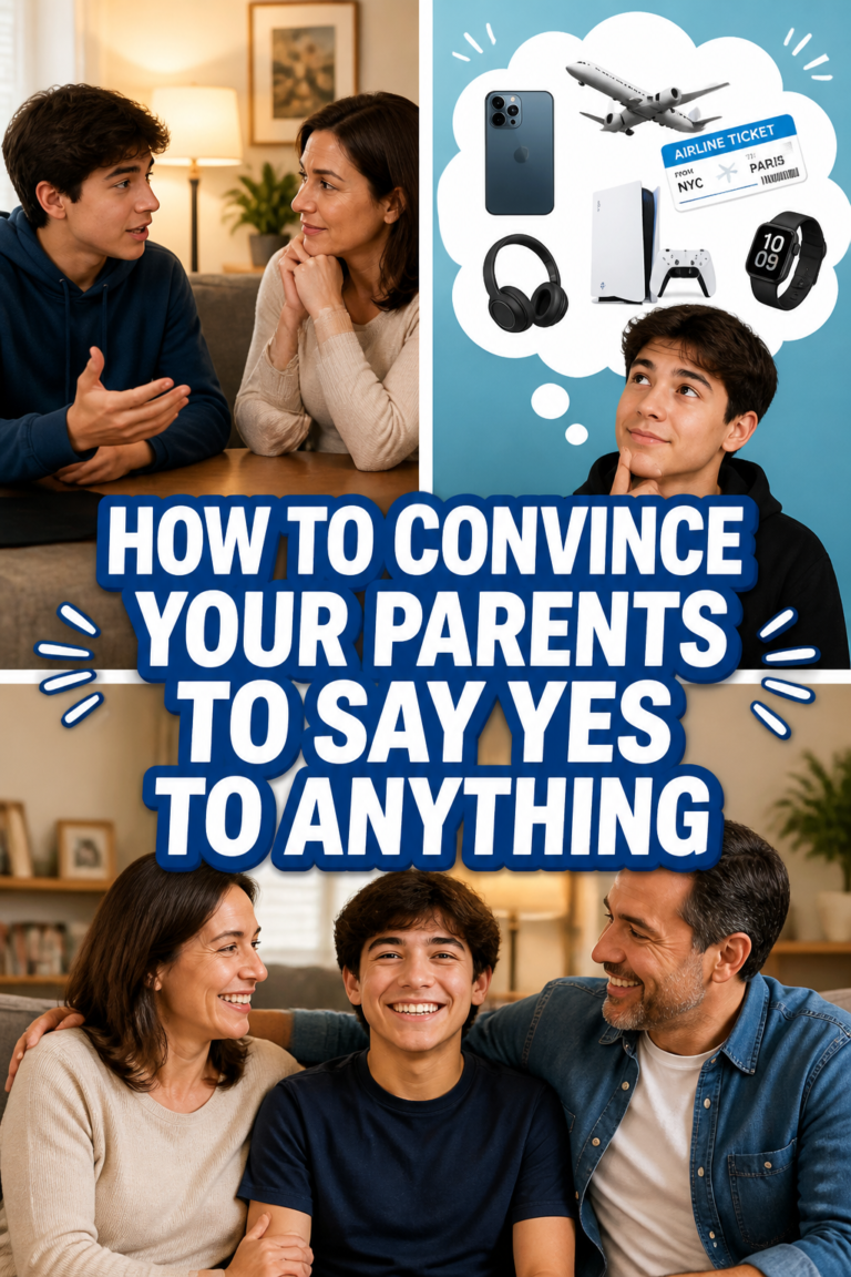 🤝 How To Convince Your Parents To Say Yes To Anything
