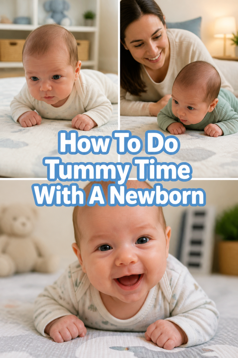 👶 How To Do Tummy Time With A Newborn