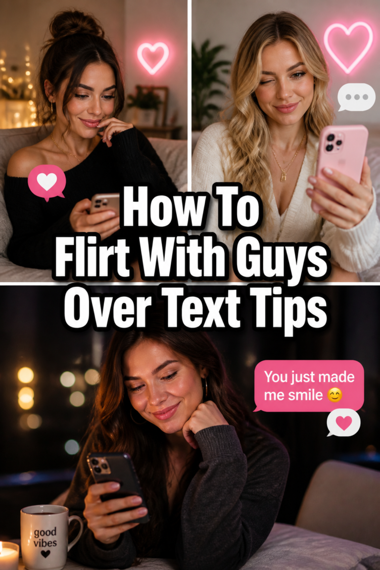 💕 How To Flirt With Guys Over Text Tips