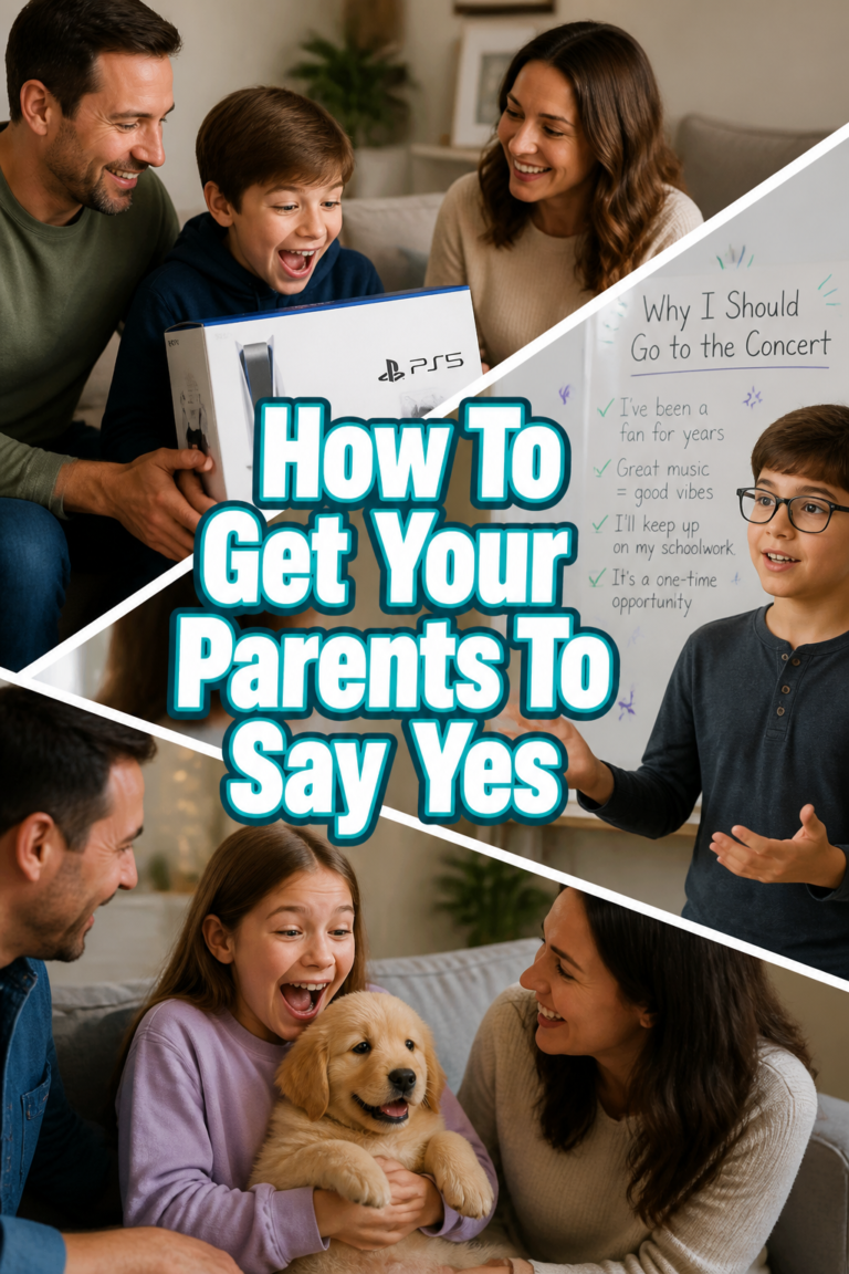 💡 How To Get Your Parents To Say Yes