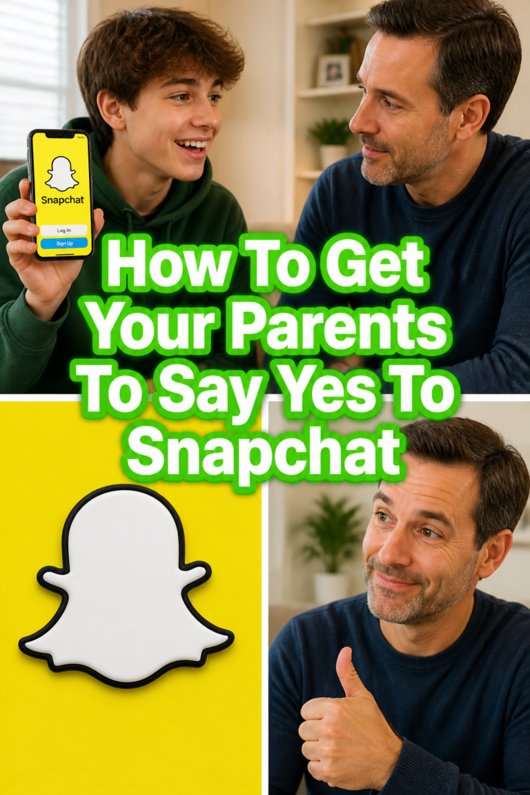 ✨ How To Get Your Parents To Say Yes To Snapchat
