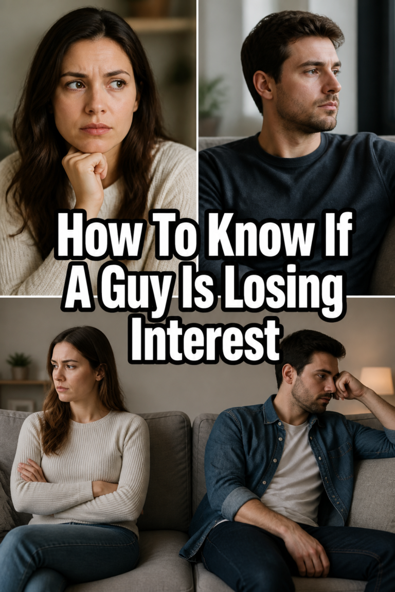 ❤️ How To Know If A Guy Is Losing Interest